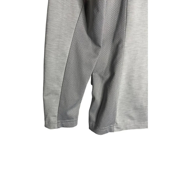 Gymshark Men's Quarter Zip Performance Long Sleeve Shirt Grey-sz Medium - Picture 3 of 8
